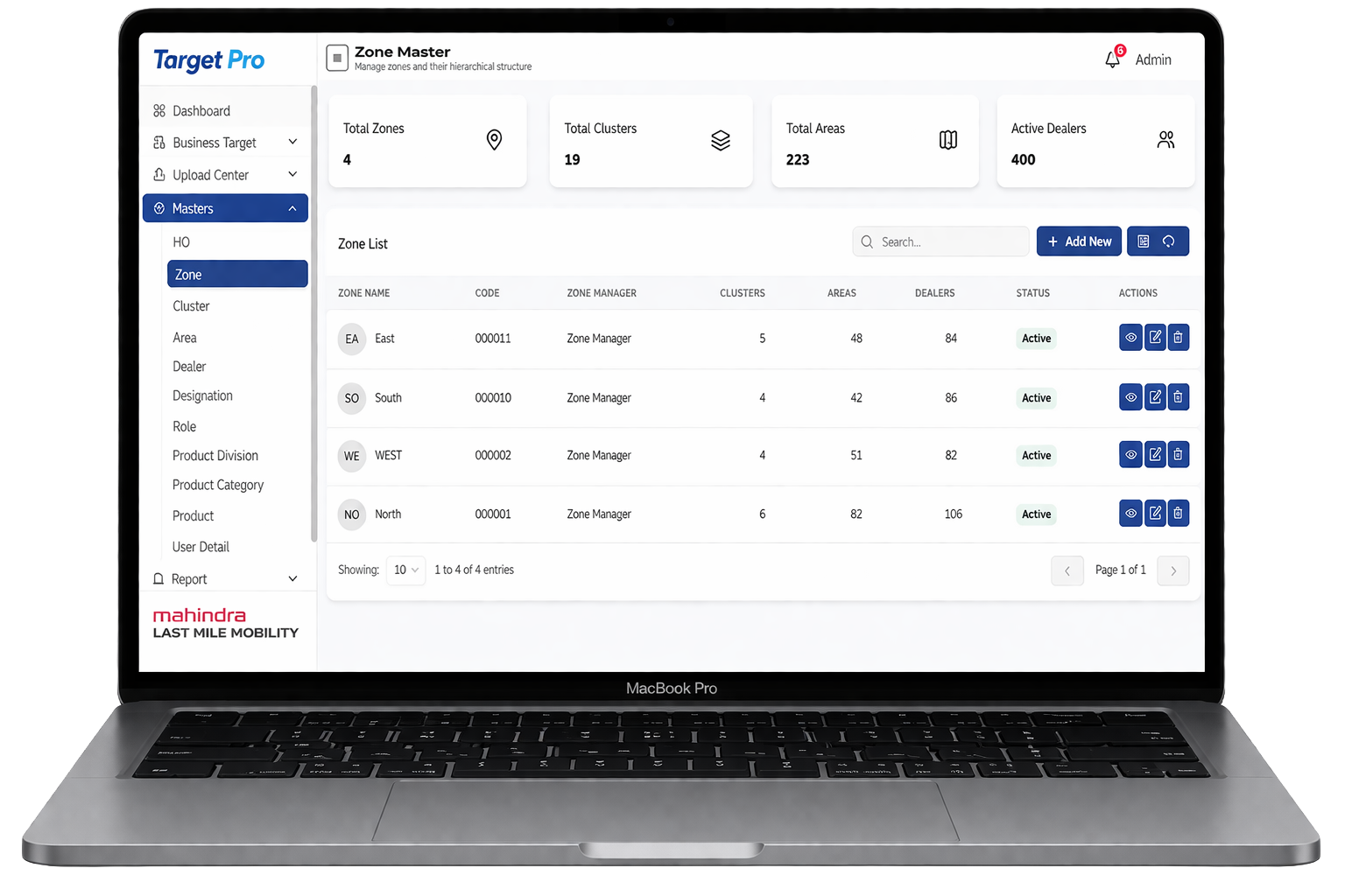 Sales Target Planning
